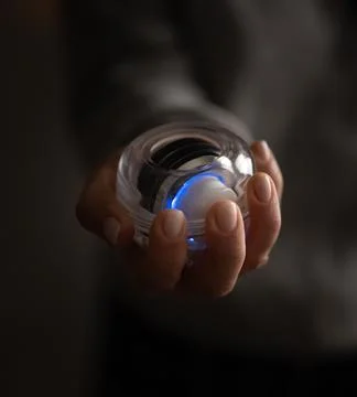Hand-Held Gyroball Designed To Support Wrist Rehabilitation And Strengthening Фото
