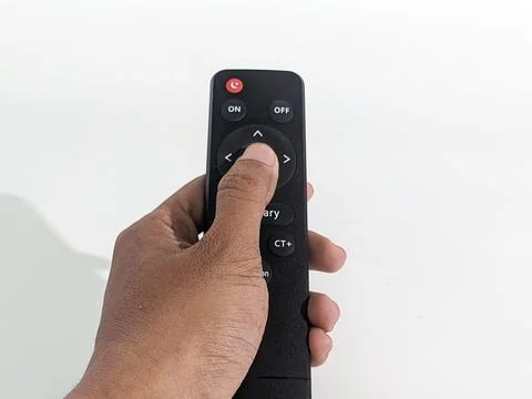 Hand held lighting lamp remote control Stock Photos