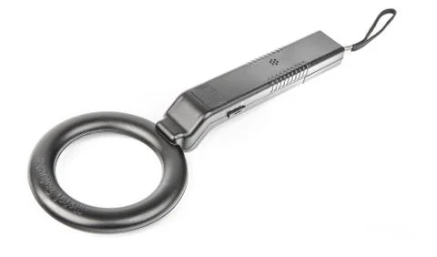 Hand held metal detector Stock Photos