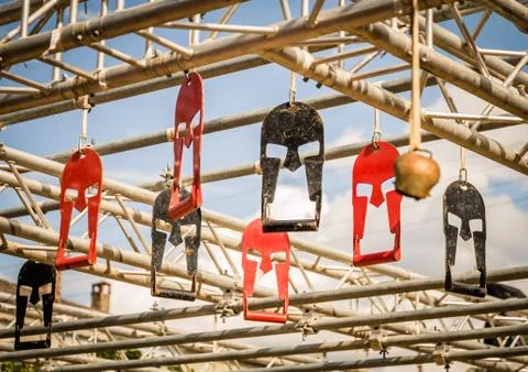 Hand held obstacles Stock Photos