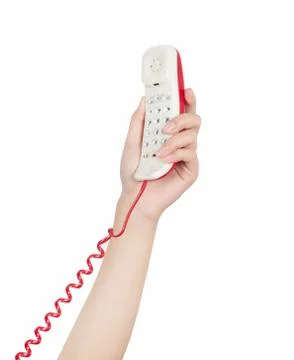 Hand-held phone Stock Photos