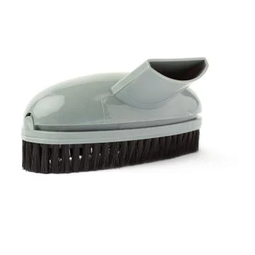 Hand held small vacuum head cleaner isolated over the white background Stock Photos