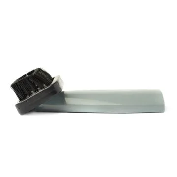 Hand held small vacuum head cleaner isolated over the white background Stock Photos