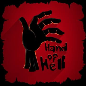 Hand of hell Stock Illustration