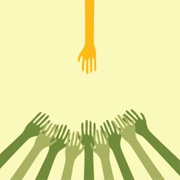 Hand Of Help Stock Illustration