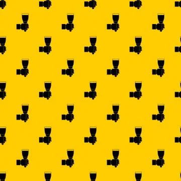 Hand hjlding paint brush pattern vector Illustrazione stock