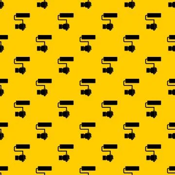 Hand hoding paint roller pattern vector Stock Illustration