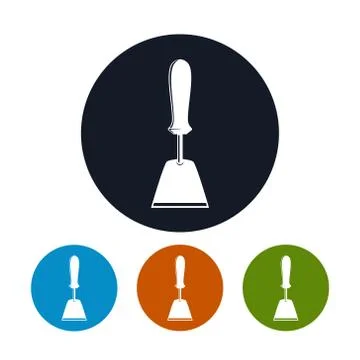 Hand Hoe Icon 스톡 일러스트