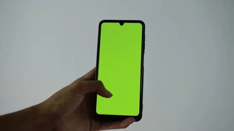 Hand hold a smartphone and scrolling the screen Stock Footage 251779214
