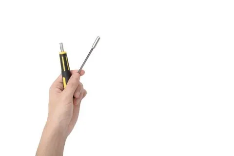 Hand hold variable screwdriver Stock Photos