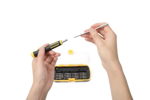 Hand hold variable screwdriver 스톡 사진