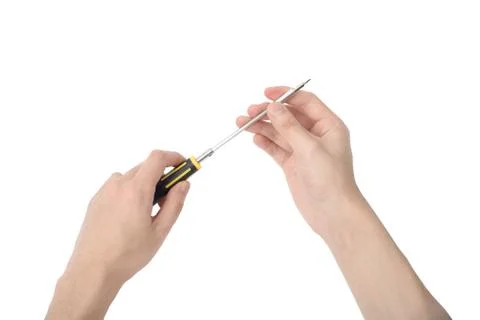 Hand hold variable screwdriver Stock Photos