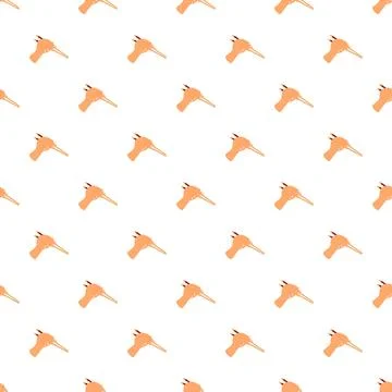 Hand holding chopsticks in repeating pattern Stock Illustration