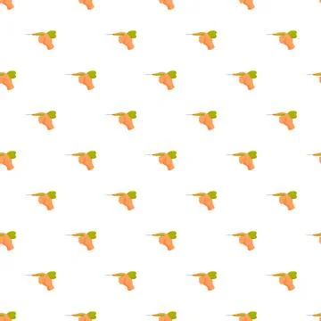 Hand holding a dart seamless pattern wallpaper design Stock Illustration