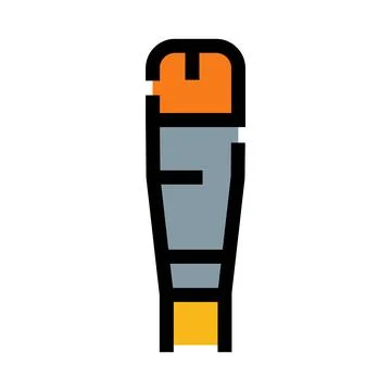 Hand holding firecracker or small rocket vector icon Stock Illustration