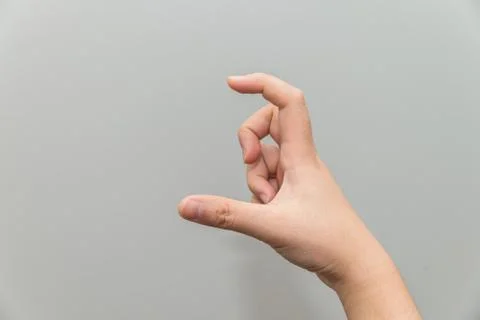 Hand holding imaginary card Stock Photos