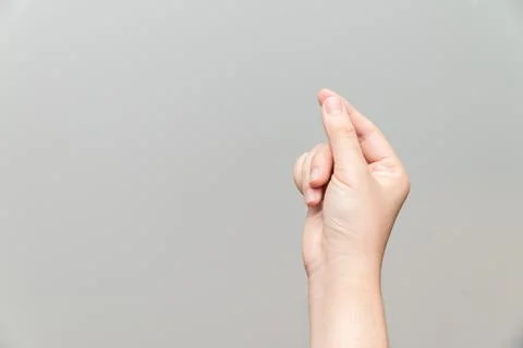 Hand holding imaginary card Stock Photos