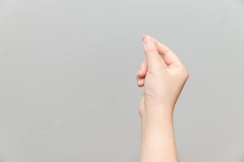Hand holding imaginary card Stock Photos
