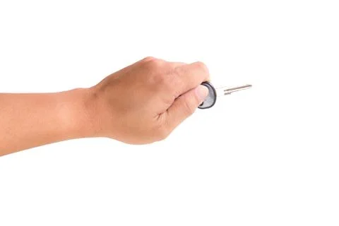 Hand holding the key Stock Photos
