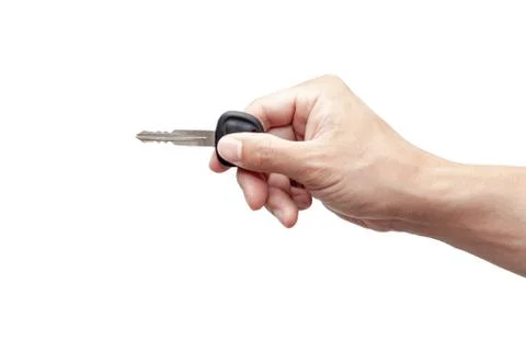  A hand holding a key Stock Photos