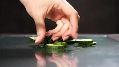 A hand holding a knife Stock Footage 133218808