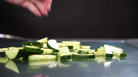 A hand holding a knife Stock Footage 133646637