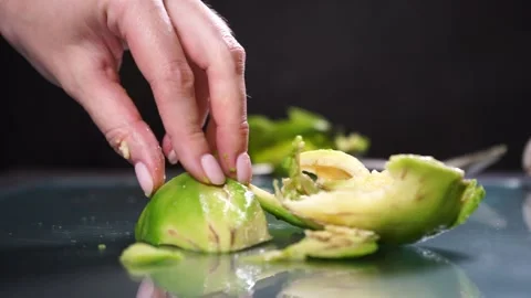 A hand holding a knife Stock Footage 133646797