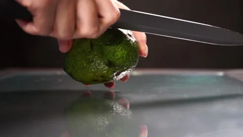 A hand holding a knife Video stock 133646813