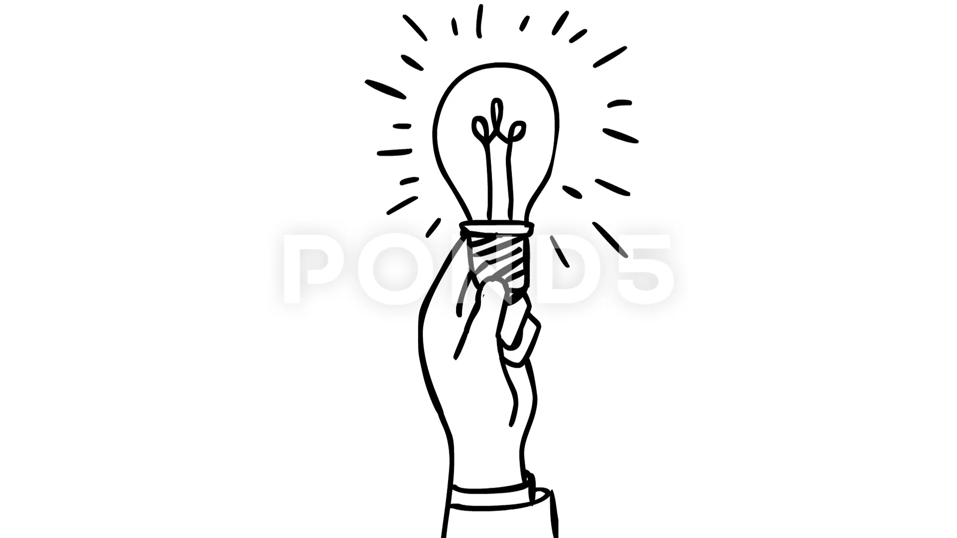 Hand Holding Light Bulb Sketch  Light bulb sketch, Light bulb drawing,  Light bulb illustration