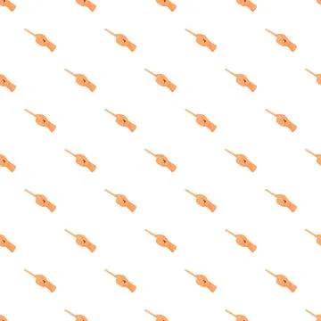 Hand holding magic wand repeating pattern background Stock Illustration