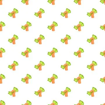 Hand holding money notes seamless financial pattern Illustrazione stock