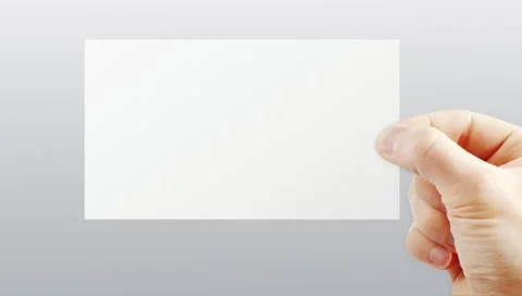 Hand holding paper Stock Photos