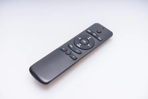  Hand holding a remote control Stock Photos