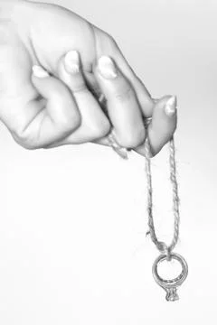 Hand holding Ring Stock Photos