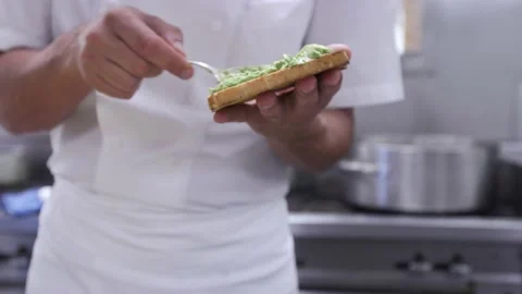 A hand holding a sandwich Stock Footage 155455811