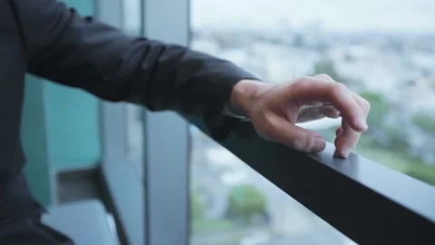 A hand holding up a sign Video stock 155537270