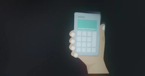 Hand is holding a smartphone Video stock 313867678