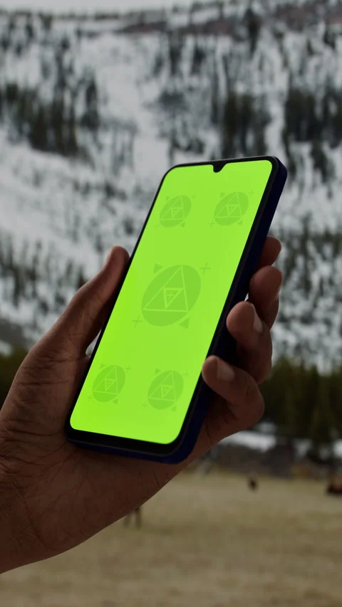 A hand holding a smartphone in a large Stock Footage 294038231