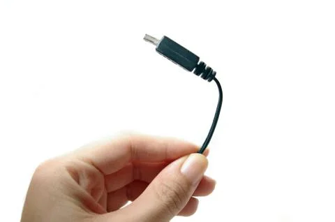 Hand holding USB Stock Photos