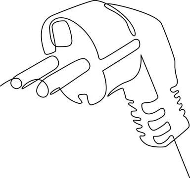 Hand holding a wire stripper tool Vector Illustrazione stock