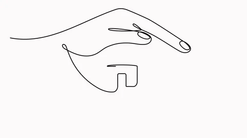 Hand holds house animation. Stock Footage 302091373