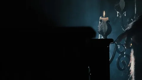 Hand holds throne Stock Footage 110706065