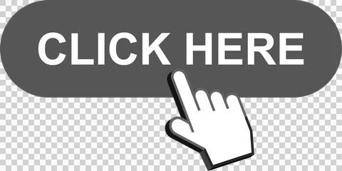 A hand hovers over a clickable button encouraging user engagement and inter.. Stock Illustration