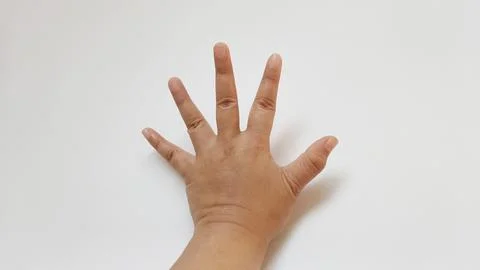 Hand human expression gestures doodle Stock Photos