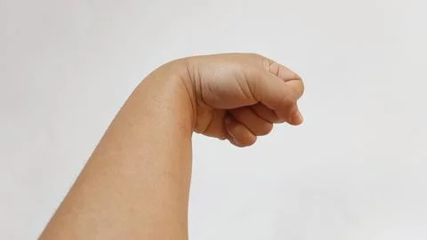 Hand human expression gestures doodle Stock Photos