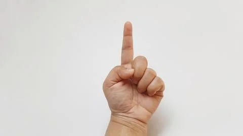 Hand human expression gestures doodle Stock Photos