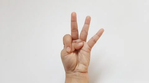 Hand human expression gestures doodle Stock Photos