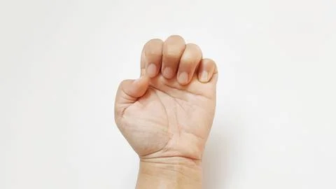 Hand human expression gestures doodle Stock Photos