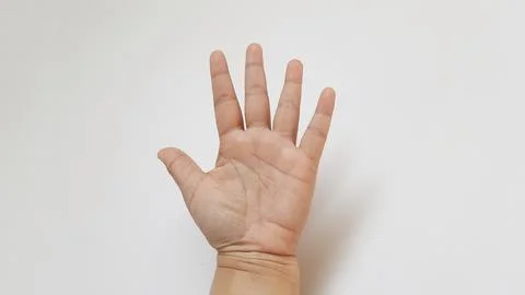 Hand human expression gestures doodle Stock Photos