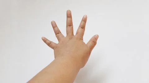 Hand human expression gestures doodle Stock Photos